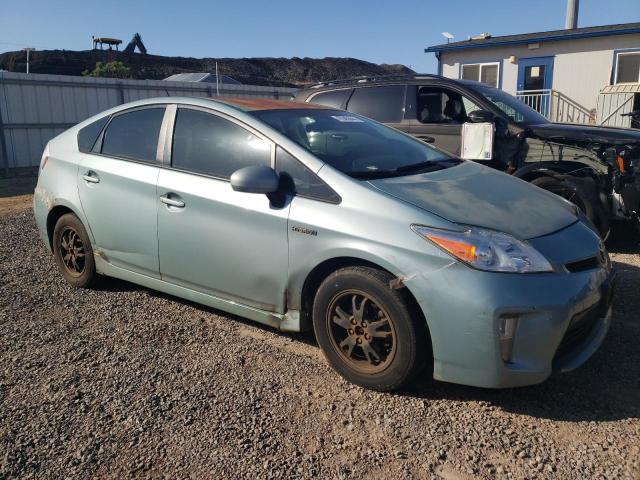 JTDKN3DU1E1775837 - 2014 TOYOTA PRIUS BLUE photo 4