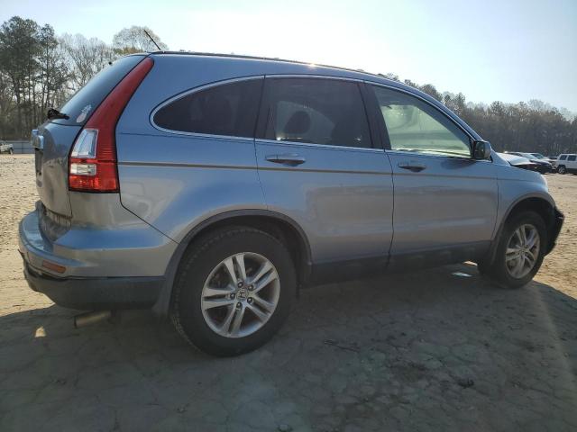 JHLRE3H7XAC007777 - 2010 HONDA CR-V EXL BLUE photo 3