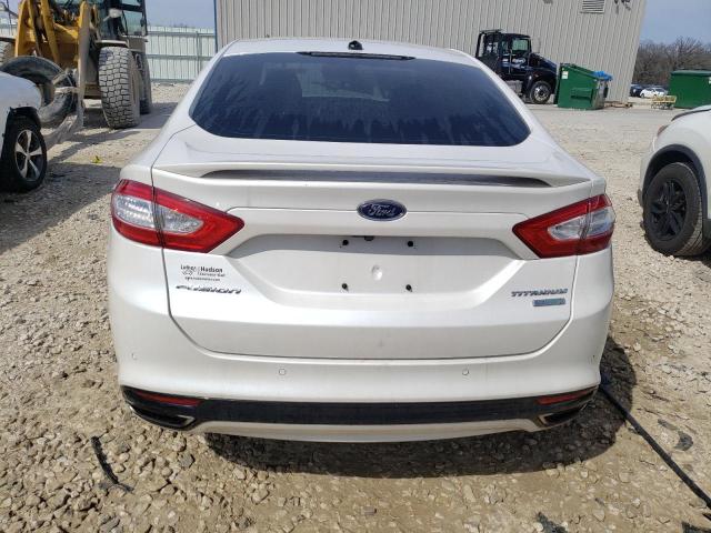 3FA6P0K91DR376672 - 2013 FORD FUSION TITANIUM WHITE photo 6