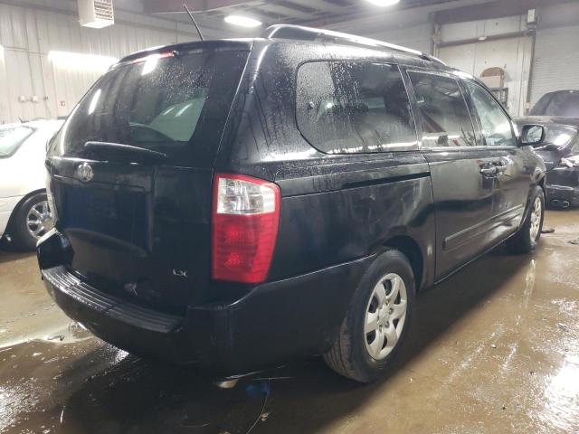 KNDMB233396322803 - 2009 KIA SEDONA EX BLACK photo 3