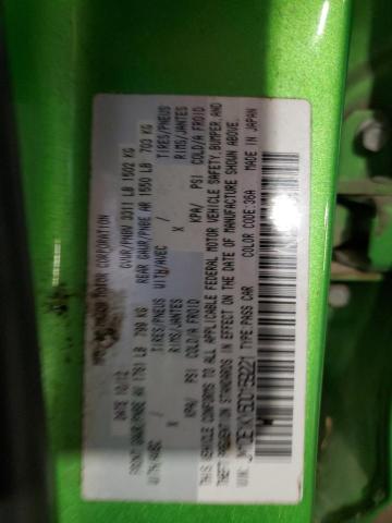 JM1DE1KY6D0159221 - 2013 MAZDA MAZDA2 GREEN photo 13