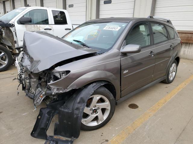 5Y2SL65867Z442370 - 2007 PONTIAC VIBE GRAY photo 1