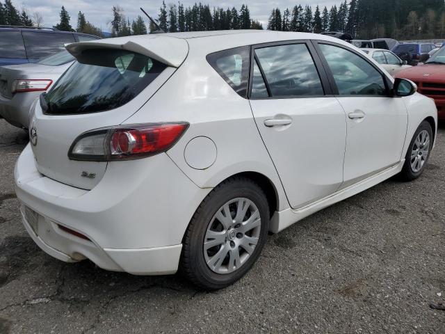 JM1BL1H67A1199347 - 2010 MAZDA 3 S WHITE photo 3