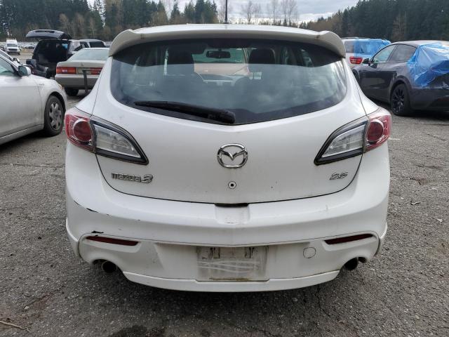 JM1BL1H67A1199347 - 2010 MAZDA 3 S WHITE photo 6