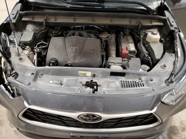 5TDGZRBH3LS017789 - 2020 TOYOTA HIGHLANDER XLE 灰色 照片 12