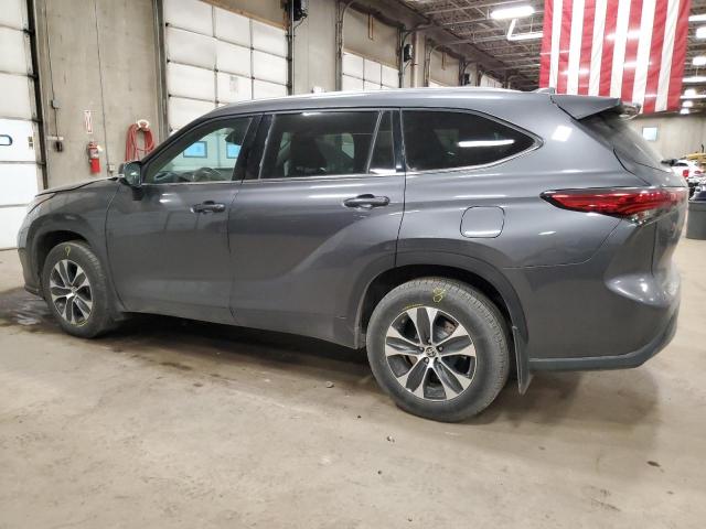 5TDGZRBH3LS017789 - 2020 TOYOTA HIGHLANDER XLE 灰色 照片 2