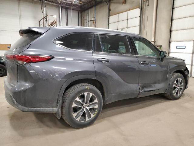 5TDGZRBH3LS017789 - 2020 TOYOTA HIGHLANDER XLE 灰色 照片 3