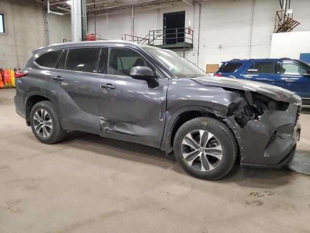 5TDGZRBH3LS017789 - 2020 TOYOTA HIGHLANDER XLE 灰色 照片 4