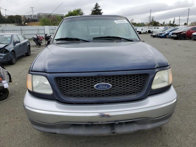 1FTRW07L52KB91136 - 2002 FORD F150 SUPERCREW BLUE photo 5