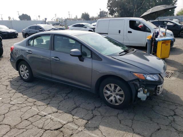 19XFB2F57CE351647 - 2012 HONDA CIVIC LX GRAY photo 4