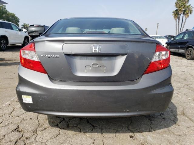 19XFB2F57CE351647 - 2012 HONDA CIVIC LX GRAY photo 6