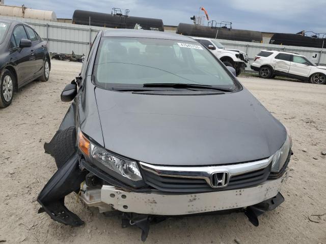 2HGFB2F68CH316386 - 2012 HONDA CIVIC HF GRAY photo 5