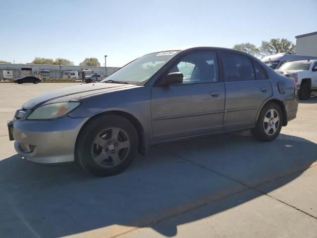 2HGES16584H634782 - 2004 HONDA CIVIC LX GRAY photo 1