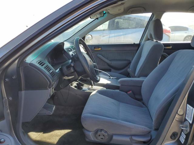 2HGES16584H634782 - 2004 HONDA CIVIC LX GRAY photo 7