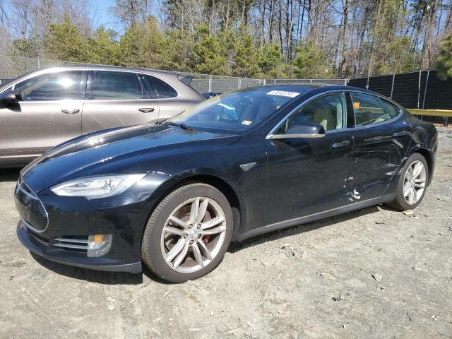 5YJSA1H10EFP34137 - 2014 TESLA MODEL S BLACK photo 1
