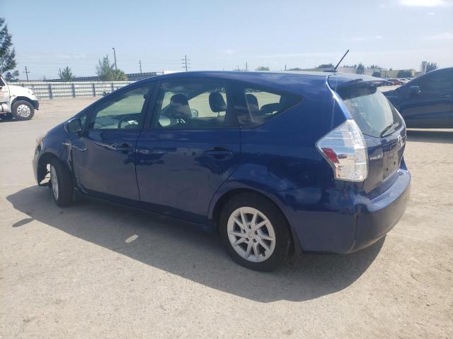 JTDZN3EU6D3281148 - 2013 TOYOTA PRIUS V BLUE photo 2