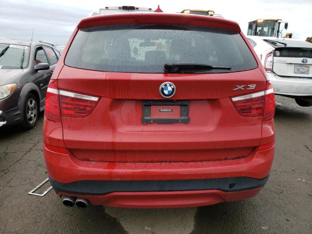 5UXWX9C31H0W70649 - 2017 BMW X3 XDRIVE28I RED photo 6