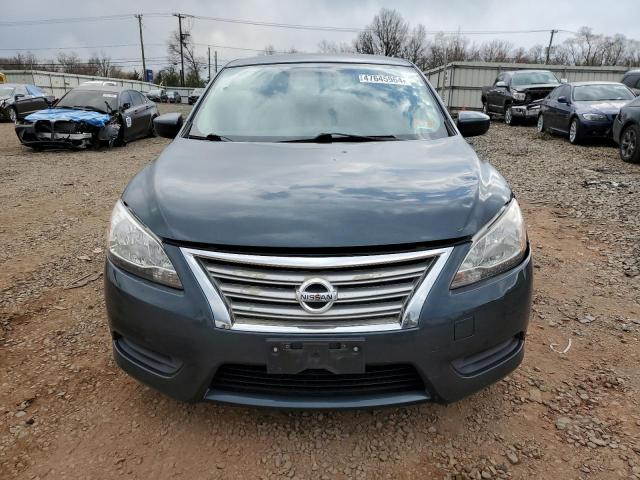 3N1AB7APXFL674299 - 2015 NISSAN SENTRA S BLUE photo 5