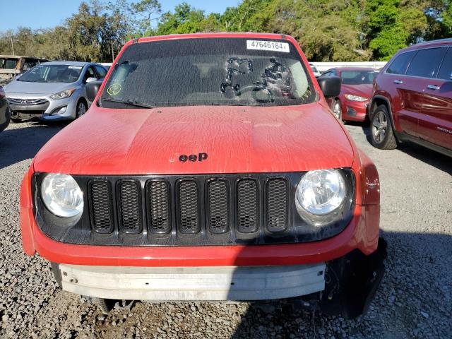 ZACCJAAT2FPC00406 - 2015 JEEP RENEGADE SPORT RED photo 5