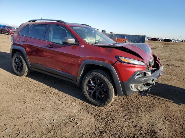 1C4PJMBS2HW606720 - 2017 JEEP CHEROKEE TRAILHAWK RED photo 4
