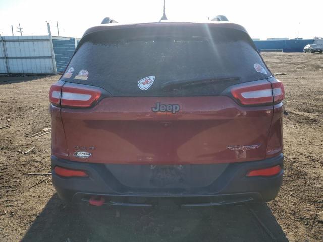1C4PJMBS2HW606720 - 2017 JEEP CHEROKEE TRAILHAWK RED photo 6