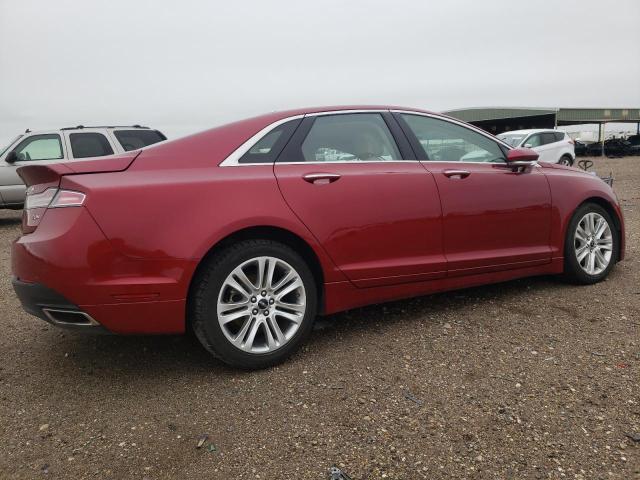 3LN6L2LU8GR622590 - 2016 LINCOLN MKZ HYBRID RED photo 3