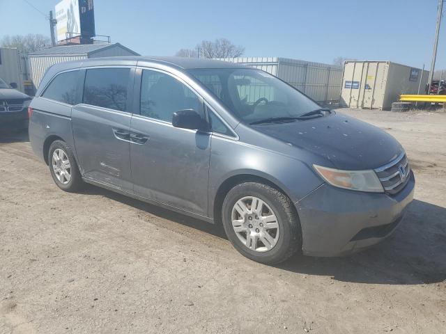 5FNRL5H27BB022163 - 2011 HONDA ODYSSEY LX GRAY photo 4