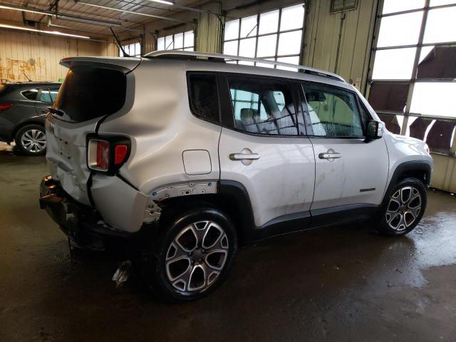 ZACCJADB4HPF54661 - 2017 JEEP RENEGADE LIMITED SILVER photo 3