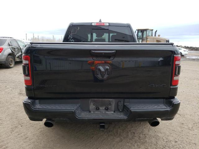 1C6SRFVT7NN302231 - 2022 RAM 1500 SPORT BLACK photo 6