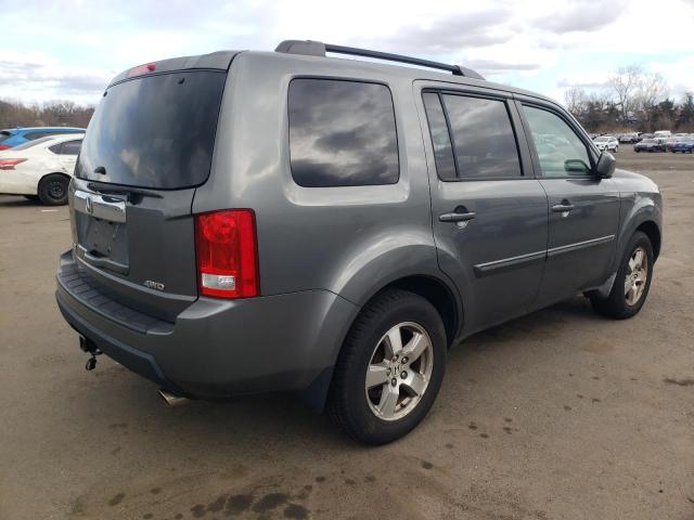 5FNYF48609B052406 - 2009 HONDA PILOT EXL GRAY photo 3