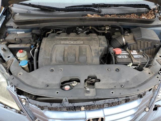 5FNRL38449B044816 - 2009 HONDA ODYSSEY EX BLUE photo 12