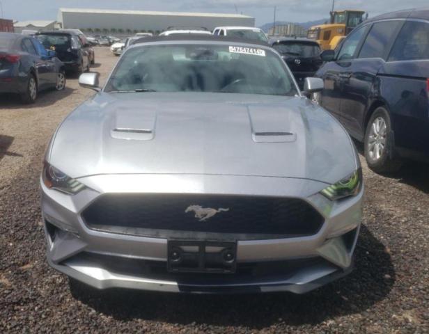 1FATP8UH1P5110632 - 2023 FORD MUSTANG SILVER photo 5