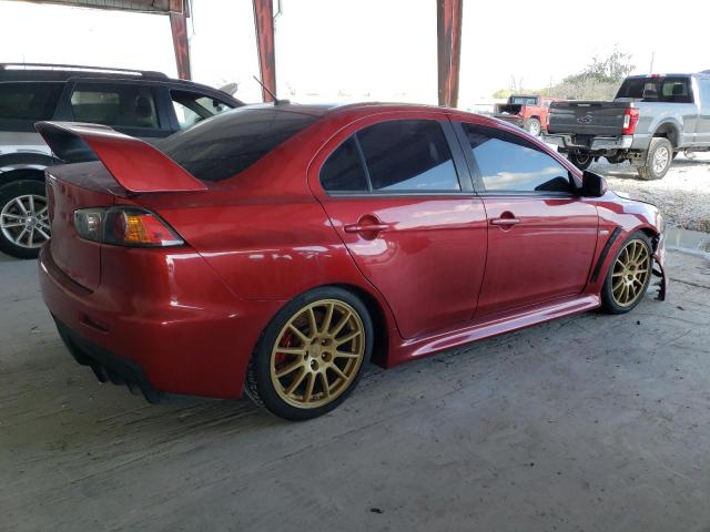 JA32W8FV8EU021346 - 2014 MITSUBISHI LANCER EVOLUTION GSR RED photo 3