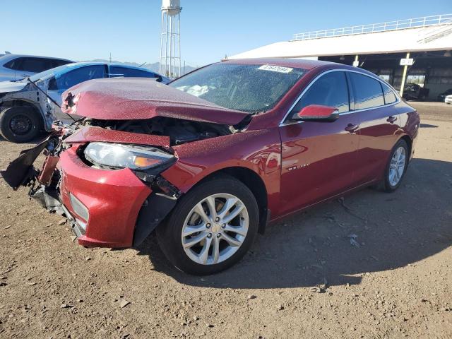 1G1ZD5ST3JF183465 - 2018 CHEVROLET MALIBU LT RED photo 1