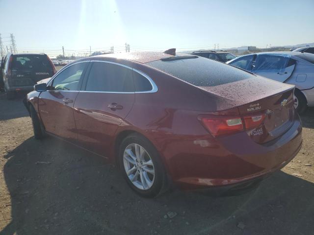 1G1ZD5ST3JF183465 - 2018 CHEVROLET MALIBU LT RED photo 2