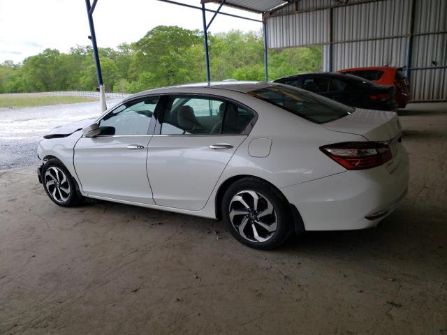 1HGCR3F81HA030827 - 2017 HONDA ACCORD EXL WHITE photo 2