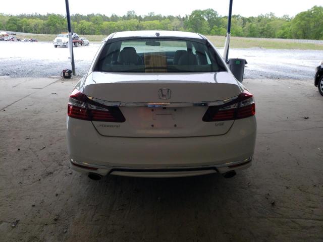 1HGCR3F81HA030827 - 2017 HONDA ACCORD EXL WHITE photo 6