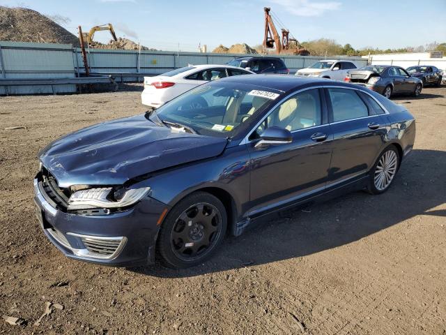 3LN6L5FC1HR612568 - 2017 LINCOLN MKZ RESERVE BLUE photo 1