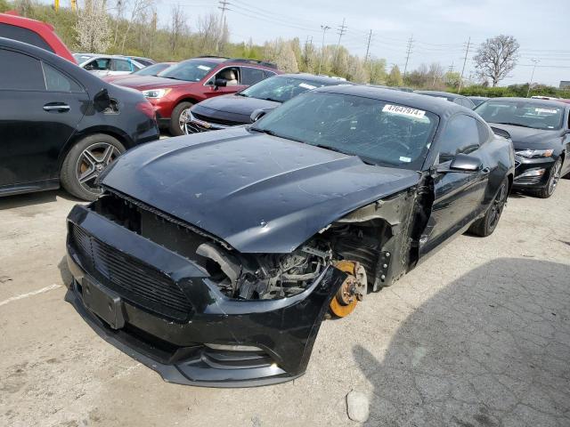 1FA6P8AM0F5390346 - 2015 FORD MUSTANG BLACK photo 1