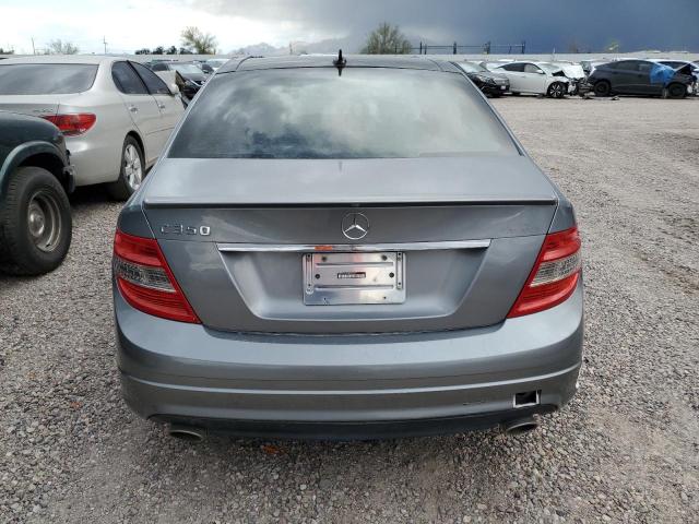 WDDGF56X29R047852 - 2009 MERCEDES-BENZ C 350 GRAY photo 6