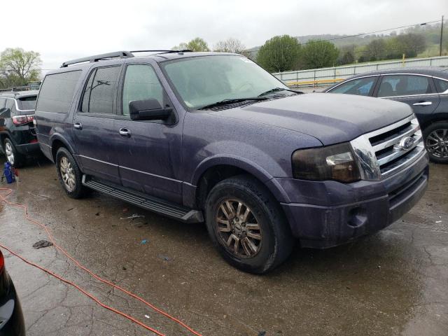 1FMJK1H58DEF03123 - 2013 FORD EXPEDITION EL XLT BLUE photo 4