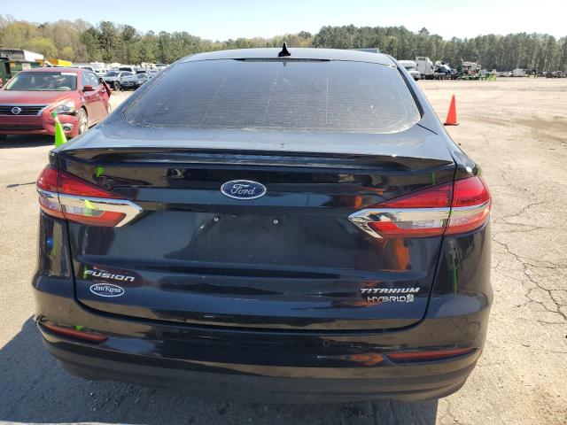 3FA6P0RUXKR209220 - 2019 FORD FUSION TITANIUM BLACK photo 6