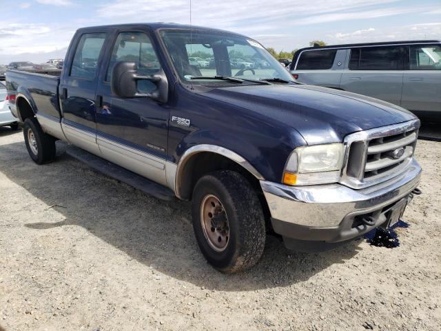 1FTSW31F12EA21053 - 2002 FORD F350 SRW SUPER DUTY BLUE photo 4