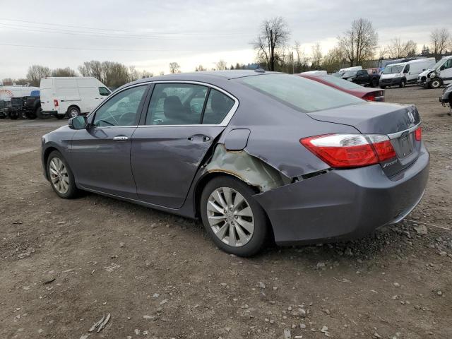 1HGCR2F81FA087617 - 2015 HONDA ACCORD EXL GRAY photo 2