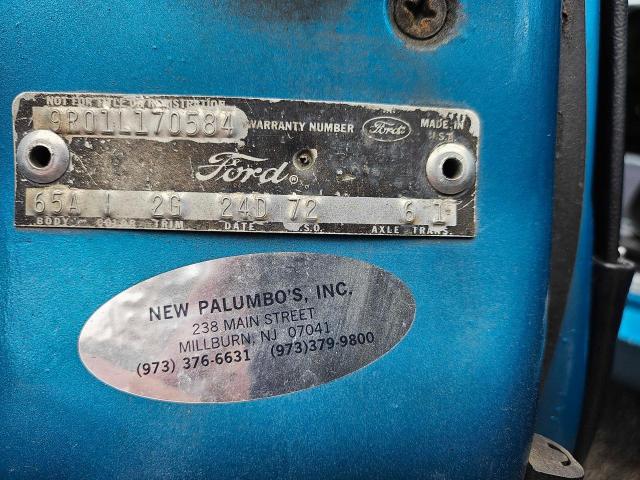 9R01L170584 - 1969 FORD MUSTANG BLUE photo 10