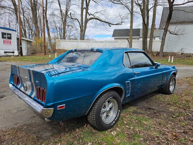 9R01L170584 - 1969 FORD MUSTANG BLUE photo 4