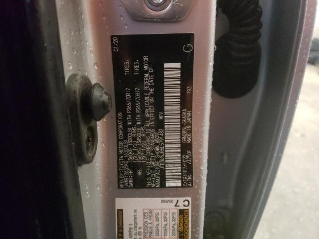 JTEBU5JR6L5791483 - 2020 TOYOTA 4RUNNER SR5/SR5 PREMIUM 银色 照片 13