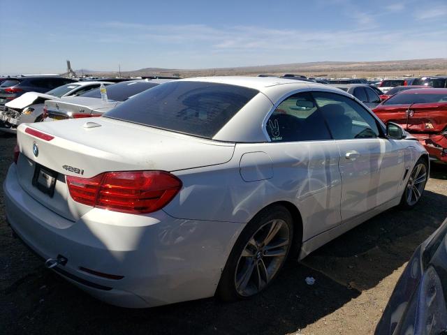WBA3V7C57G5A27482 - 2016 BMW 428 I SULEV WHITE photo 3