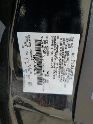 1FAHP35NX8W163760 - 2008 FORD FOCUS SE BLACK photo 12