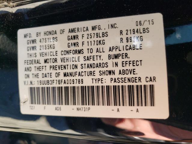 19UUB3F76FA009789 - 2015 ACURA TLX ADVANCE BLACK photo 12